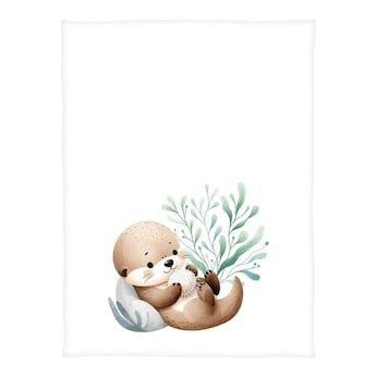 Babydecke Microfaserflausch 75x100 cm 