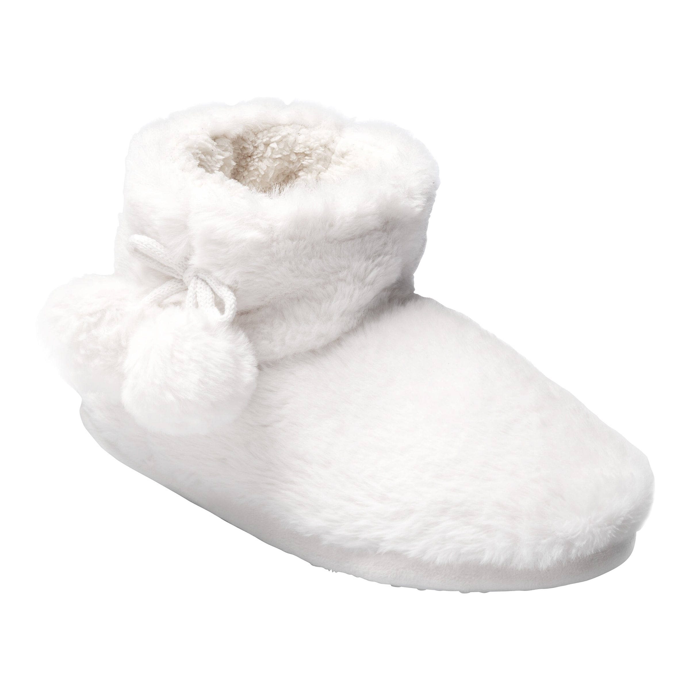 Kuschelstiefel mit Bommel beige 36 Damen