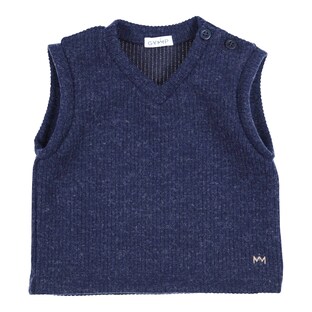 Pull sans manches en maille