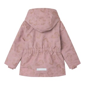 Windbreaker mit abnehmbarer Kapuze Glitzer-Einhörner