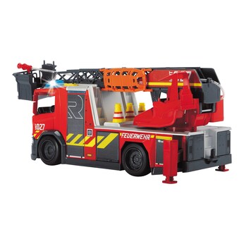 Feuerwehr Scania mit Drehleiter