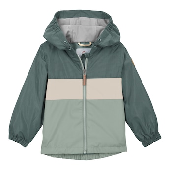 Regenjacke mit Kapuze Colorblock