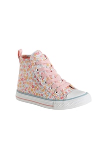 Kinder High-Sneakers mit Reißverschluss und Anziehtrick