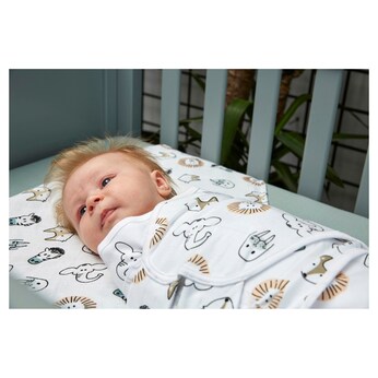 2er-Pack Pucktuch SwaddleMeyco 1.0 TOG Größe S/M