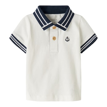 T-shirt façon polo marin
