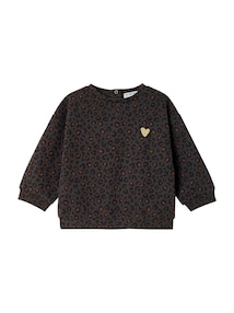 Baby Sweatshirt Mama-Tochter-Capsule LEOPARD, Bio-Baumwolle