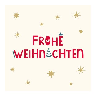 Geschenkgutschein Frohe Weihnachten