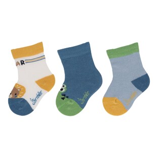 3er-Pack Socken Löwe Krokodil