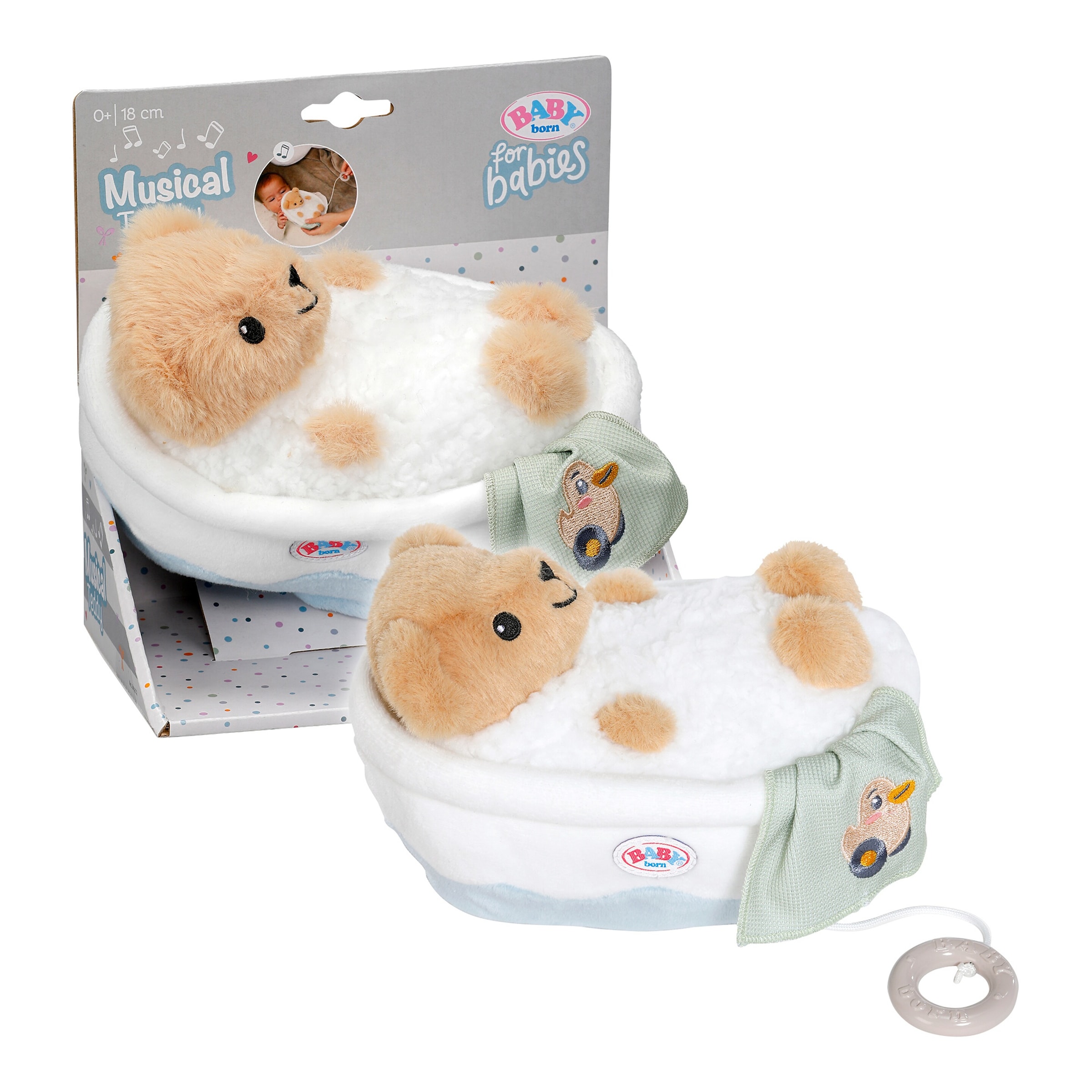 Zapf Creation Baby Born Spieluhr Teddy for babies 18cm