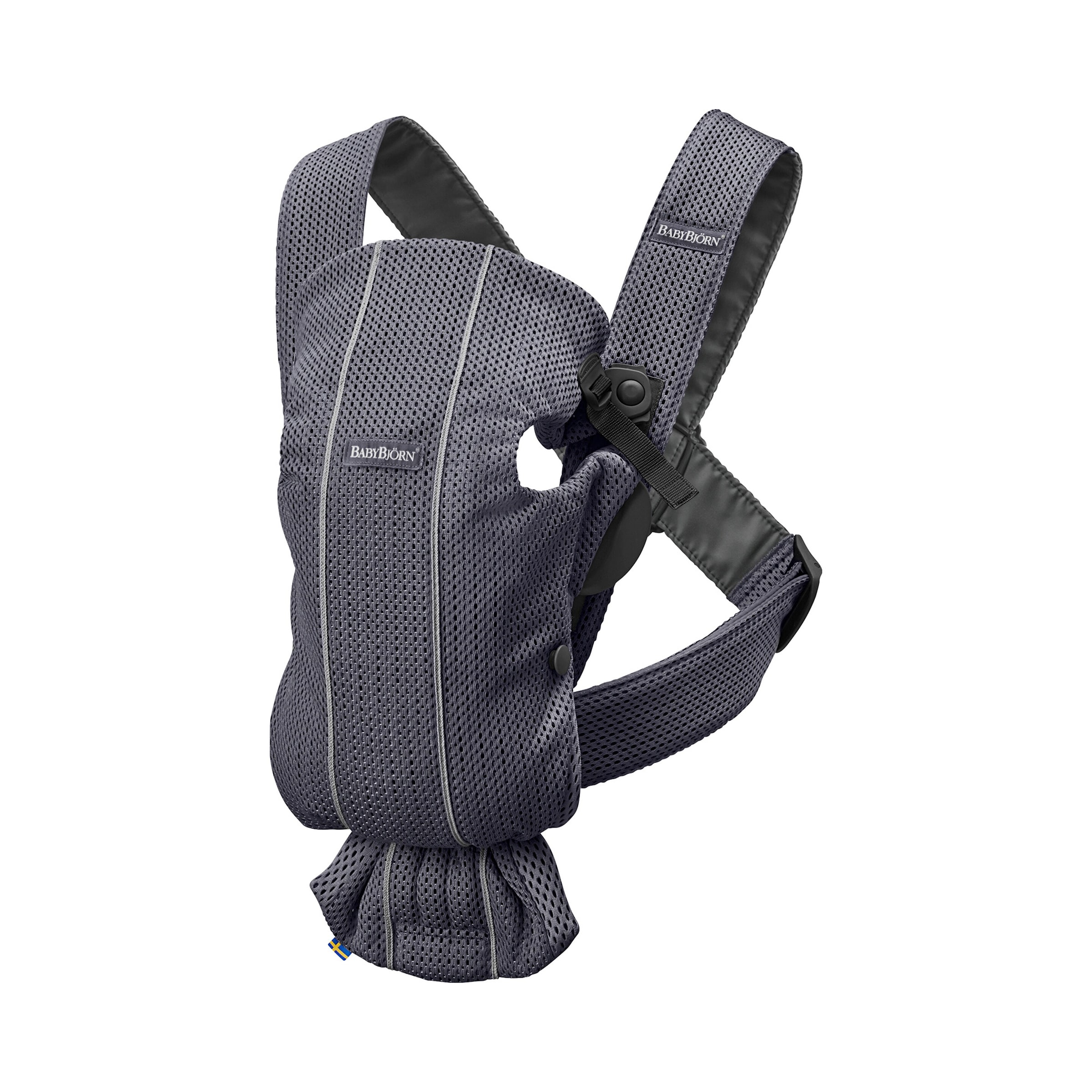 BabyBjorn Babytrage Mini 3D Mesh 2 Tragepositionen Anthracite