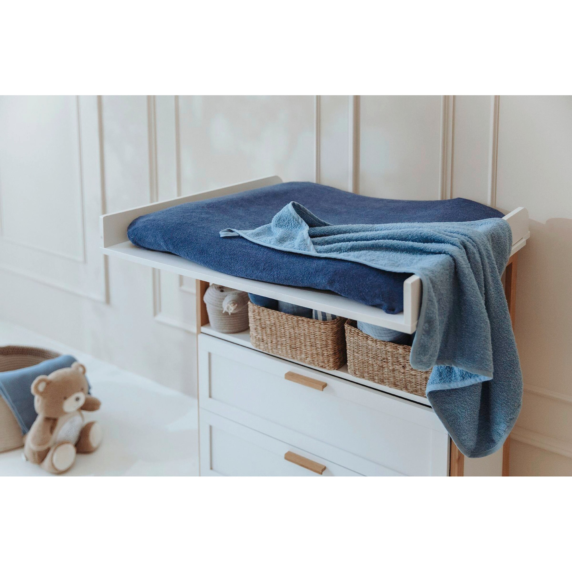 2er-Pack Wickelauflagenbezug Frottee 85x75 cm