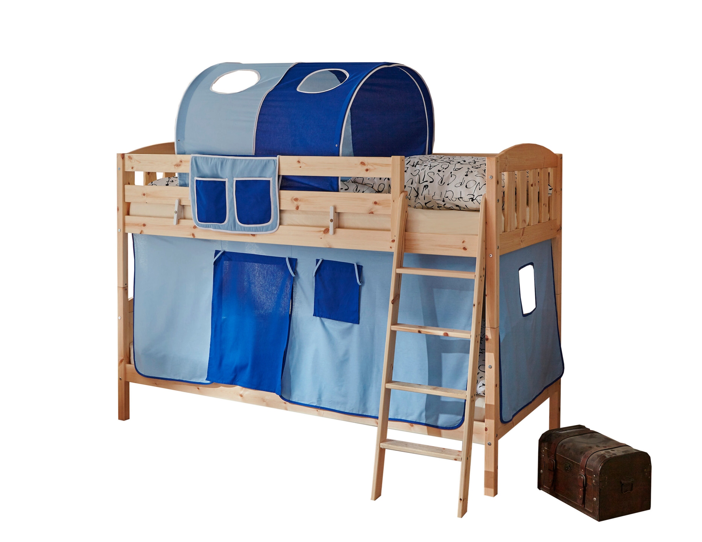 Ticaa Etagenbett Erni Country-V Kiefer Natur