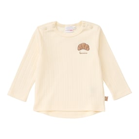 Shirt langarm Rippqualität