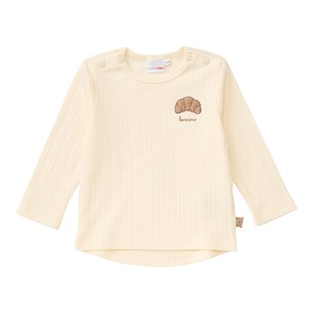 Shirt langarm Rippqualität