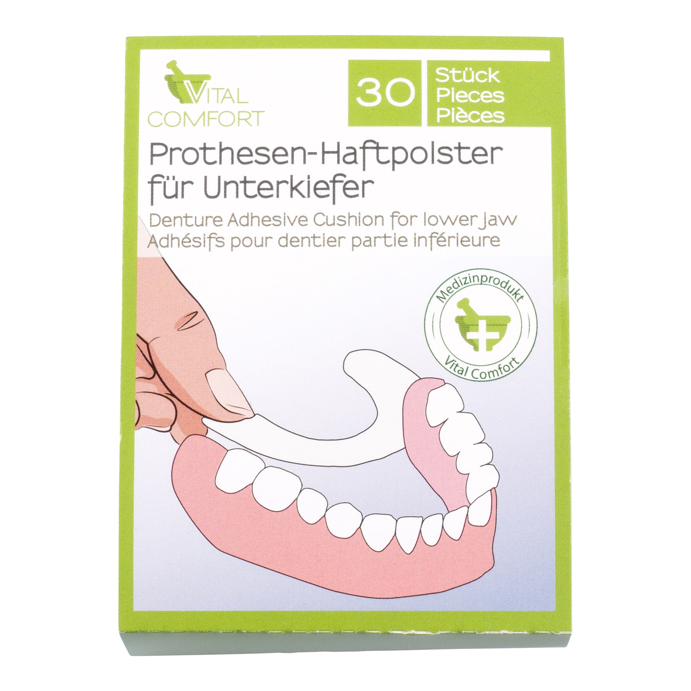 Prothesen-Haftpolster, 30 Stück