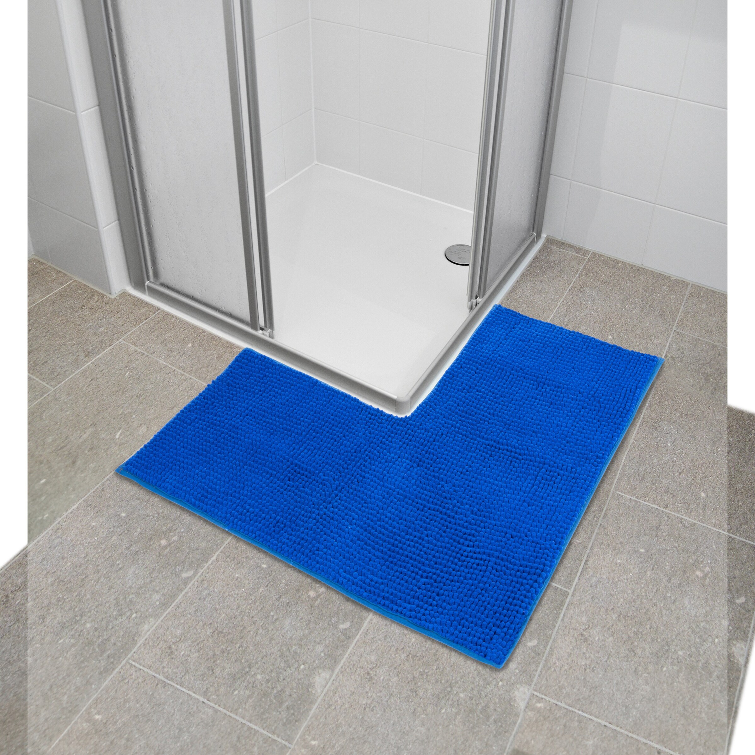 Super-Soft-Badematte „eckig“