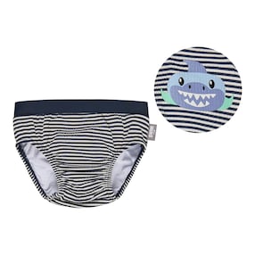 Maillot de bain couche avec protection anti-UV rayures requin