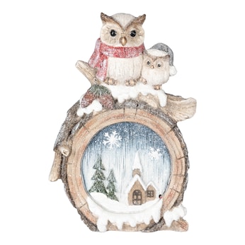 LED decoratiefiguur “Winteruilen”