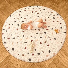 Krabbeldecke XXL gesteppt 150 cm