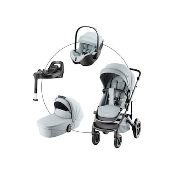 Kombikinderwagen SMILE 5Z STYLE Travel-Set inkl. Babyschale BABY-SAFE PRO i-SIZE und Isofix-Basis VARIOBASE 5Z