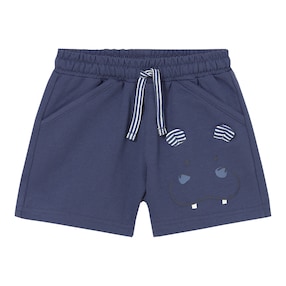 Short en molleton hippopotame