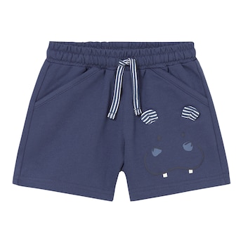 Short en molleton hippopotame