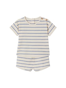 Baby-Set: T-Shirt & Shorts aus Waffelpikee