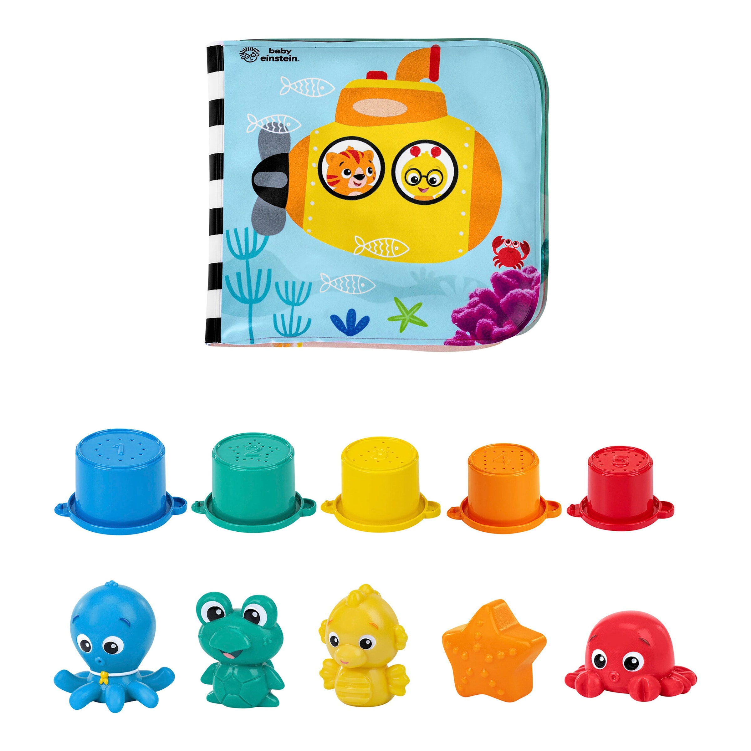 Baby Einstein Badespielzeug "Opus Bath Pals 11-Piece Bath Gift Set"