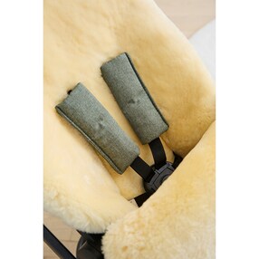 Winterfußsack Lammfell Lille Wool für Kinderwagen, Buggy