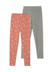 2er-Pack Mädchen Leggings BASIC