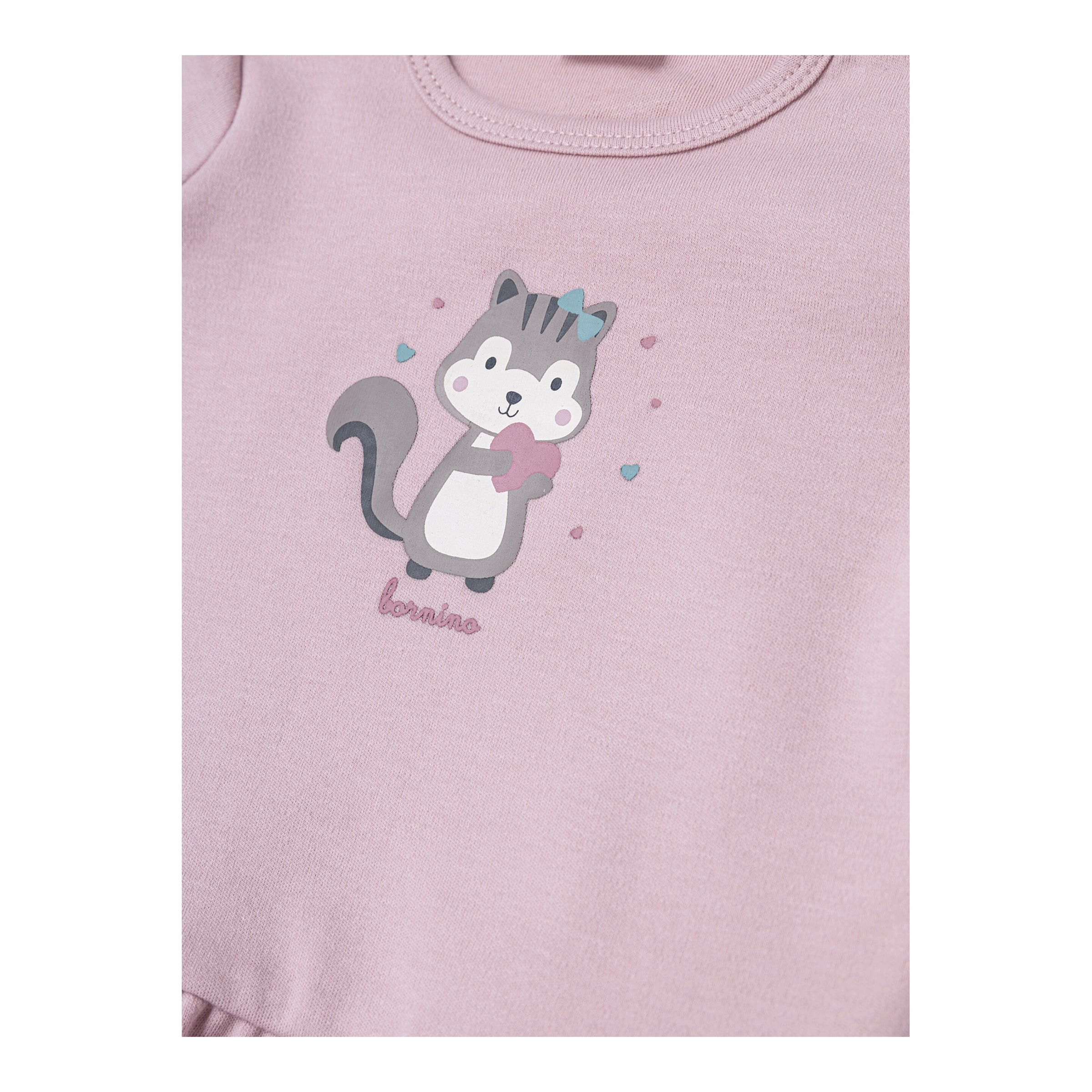 Shirt langarm Volant Eichhörnchen