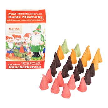 Mix van wierookkegeltjes "Colourful mixture", 24 stuks