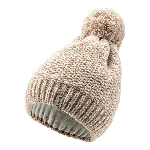 Cappellino Invernale Sterntaler Bommeli Per Bebè E Bambini | Maglia Con Lacci, Nappe E Pon Pon | Fodera In Pile - 5
