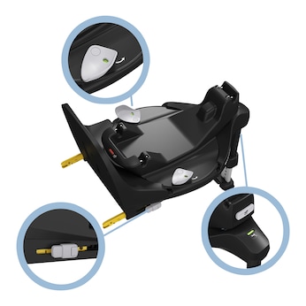 Kombikinderwagen Oxford+ Travel-Set inkl. Babyschale Pebble 360 Pro 2 und Isofix-Basis FamilyFix 360 Pro
