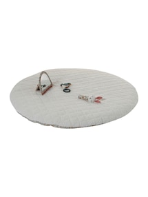 Wendbare Baby Activity-Decke RETRO FLOWER