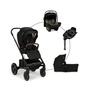 Kit de voyage pour poussette combinée Mixx Next avec coque-auto Pipa Next et base Isofix Base Next