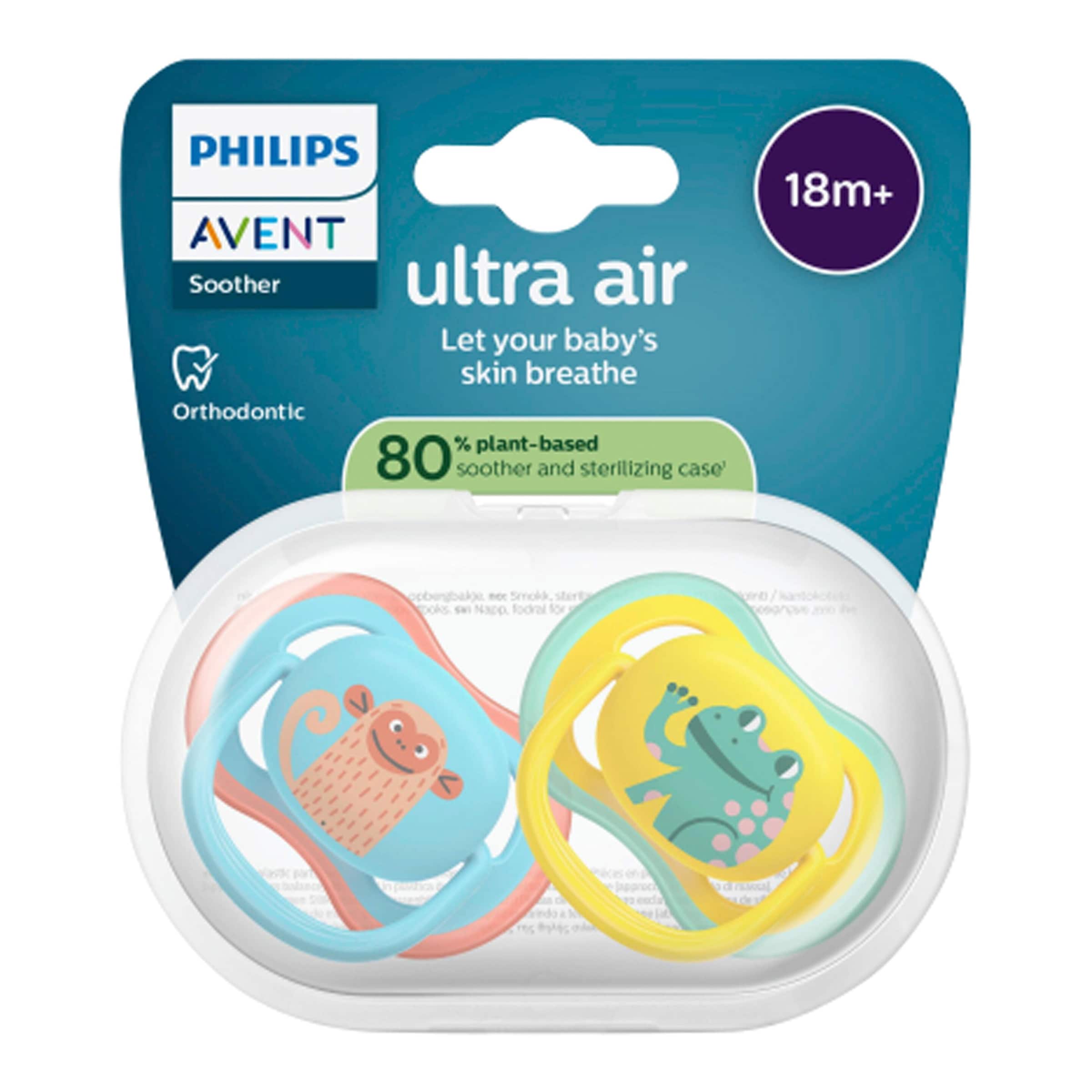 Philips Avent 2er-Pack Schnuller ultra air, ab 18M
