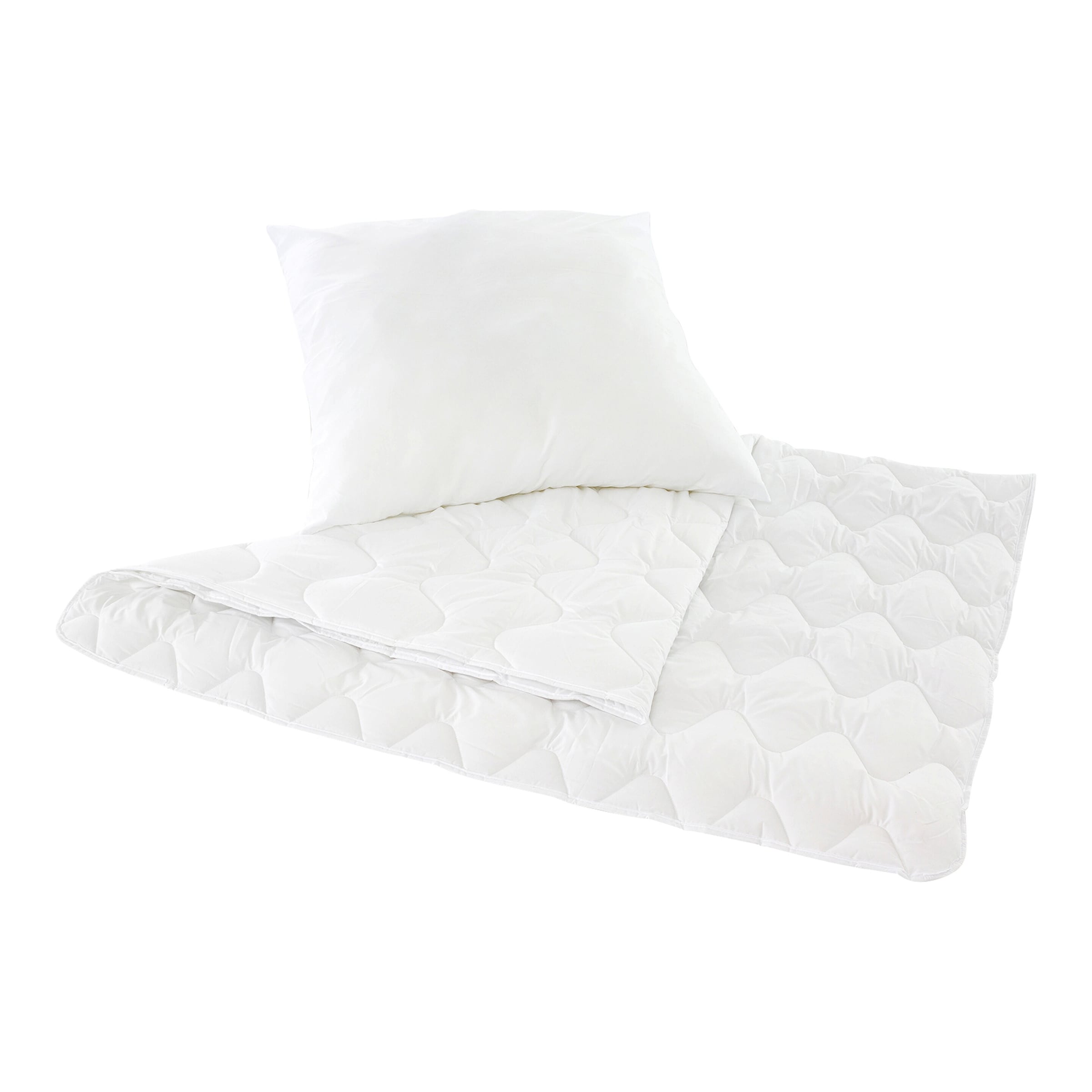 Träumeland 2-tlg. Steppbett-Set Märchenweich 80x80 / 135x200 cm 5.5 TOG