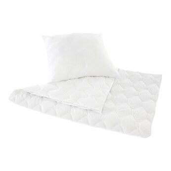 2-tlg. Steppbett-Set Märchenweich 80x80 / 135x200 cm 5.5 TOG