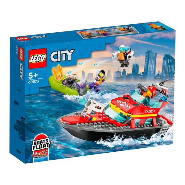 LEGO® - CITY - 60373 Le bateau de sauvetage des pompiers