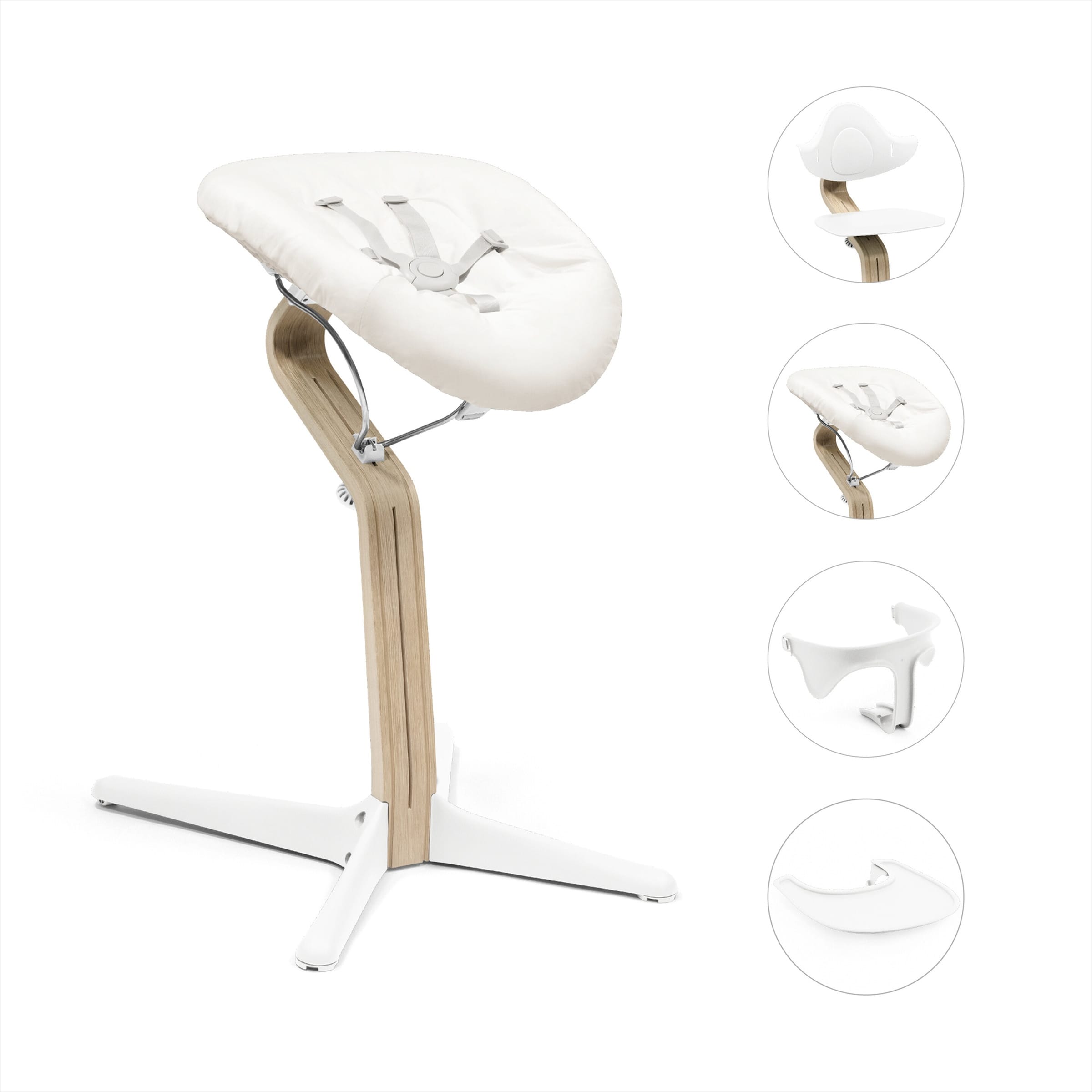 Stokke® Nomi Bundle Hochstuhl inkl. Newbornset, Babyset und Tray