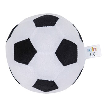 Stoffball Fußball mit Rassel