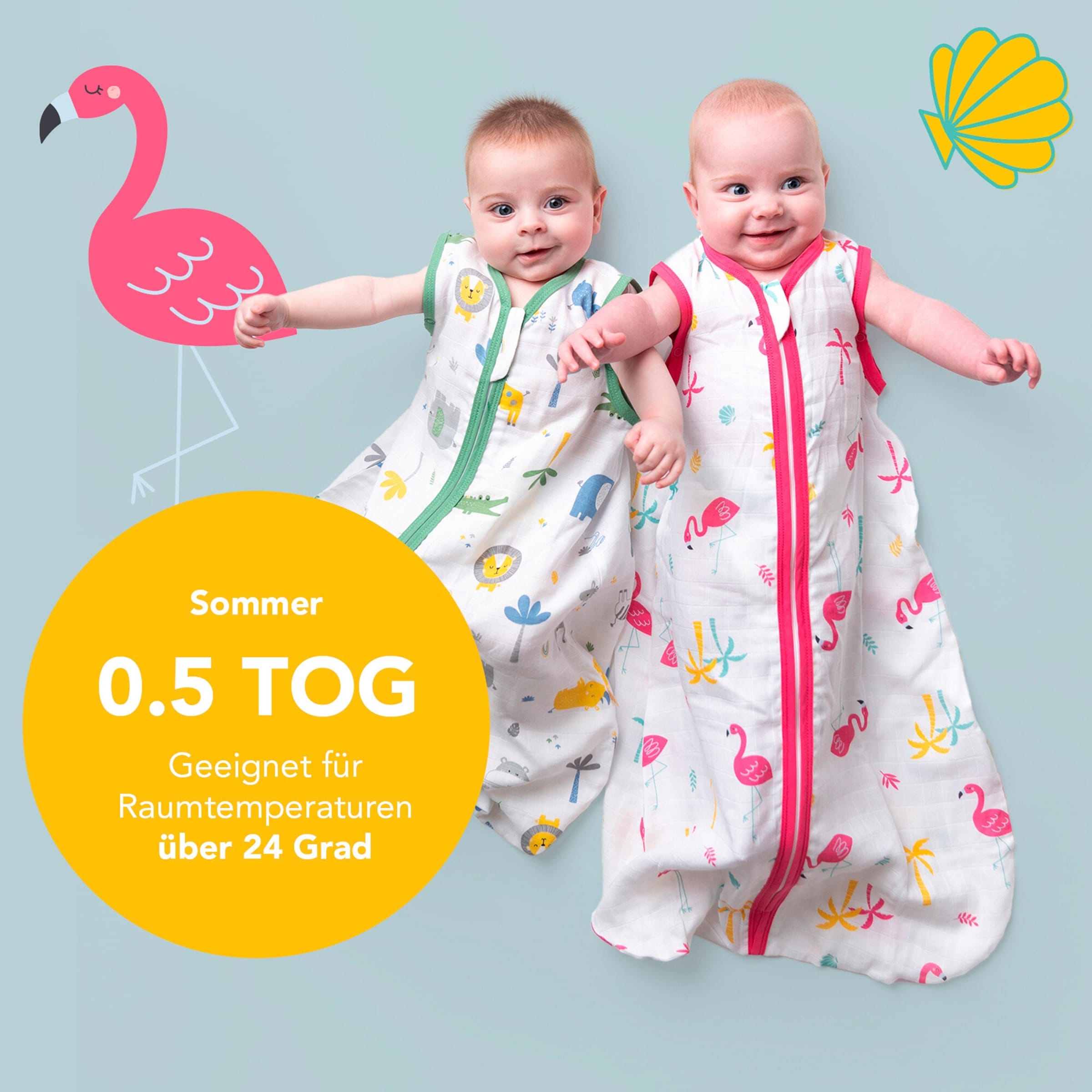 Schlummersack Schlafsack ohne Füßen 0.5 Tog