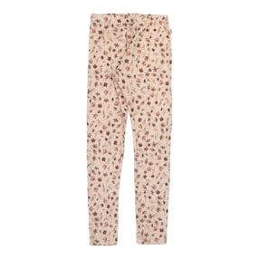 Woll-Leggings Blumen