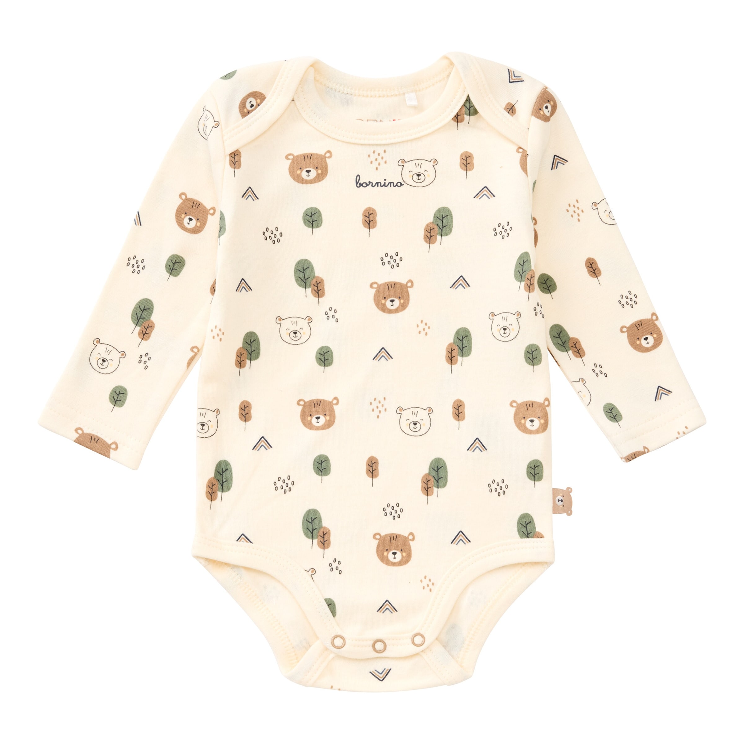 Bornino Lieblinge 5er-Pack Bodys langarm Tiny Forest