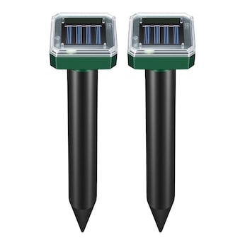 Lot de 2 répulsifs solaires anti-taupes