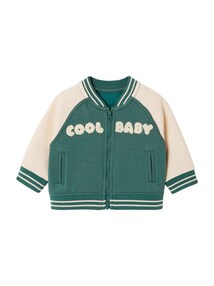 Sweatjacke in College-Style Baby