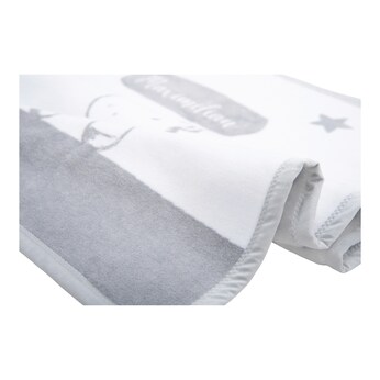 Babydecke Unicade mit Namen 75x100 cm