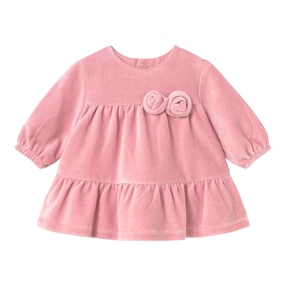 Softcord-Kleid langarm Glitzer