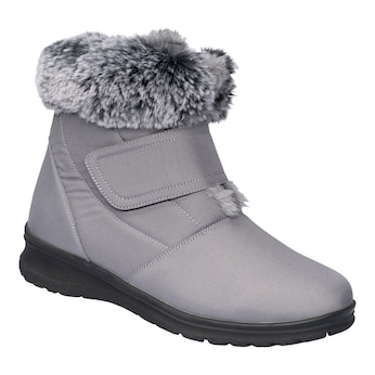 Winterstiefelette mit Spikes und Klett „Monika“